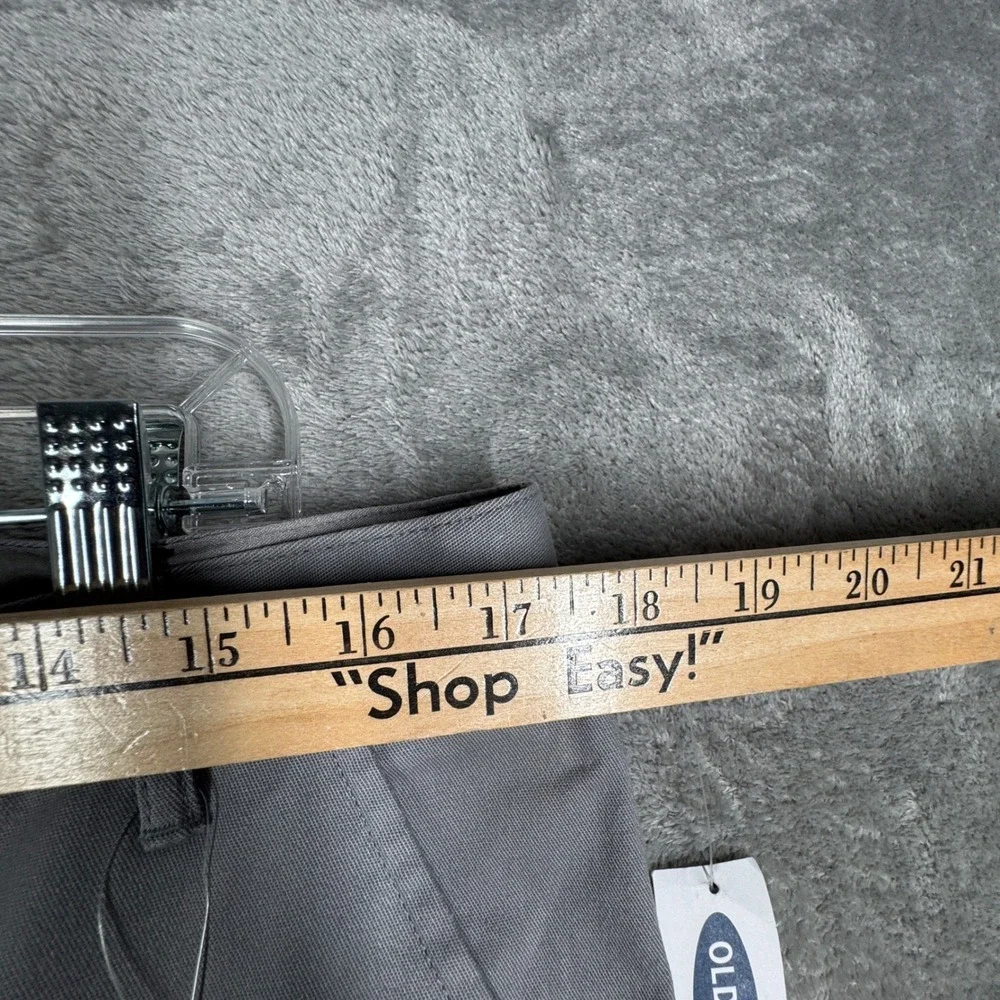 Old Navy Boys Earl Gray Twill Chino Uniform Pants School Casual Everyday Neutral